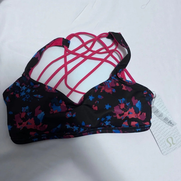 🆕🩷 Lululemon Free to Be Bra Wild - Dandy Digie Multi Boom Juice - Picture 1 of 10
